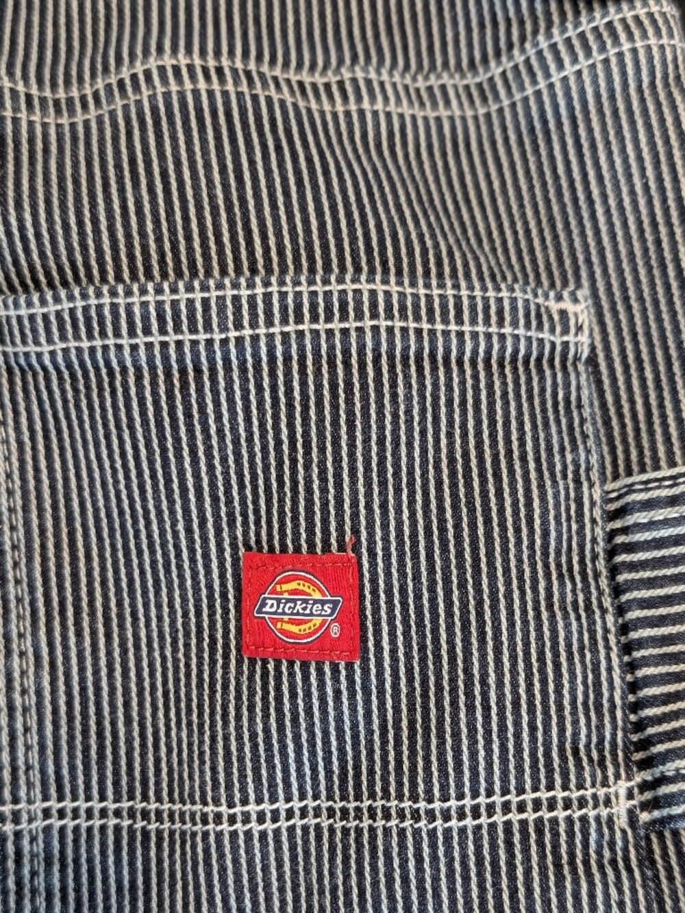 Dickies Hickory Stripe Women's Workwear Relaxed Pants Size 12R - Picture 5 of 16